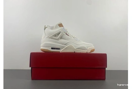 Hyperoad X AIR JORDAN 'WHITE' 4 LEVI'S 1003